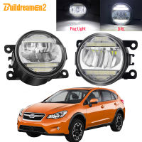 20212in1 Car Fog Light Assembly Daytime Running Lamp For Subaru XV 2013 2014 2015 2016 Auto LED Fog Light DRL 30W 8000LM 12V Styling