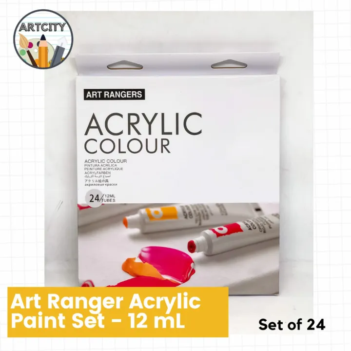Art Ranger Acrylic Paint Set of 6, 12, 18, and 24 [ArtCity] Lazada PH