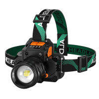 T8L9 Headlamp Sensor Headlight Rechargeable Ultra Bright Long Range Focusing Head Mounted Night Fishing Outdoor White Light