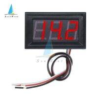 【Worth-Buy】 แผงแรงดันไฟฟ้าดิจิตอล Led ขนาดเล็ก4.5V-30V 0.56นิ้ว Dc 3สายเครื่องทดสอบ Dedector มอนิเตอร์สีแดงสีเขียวสีฟ้าสำหรับรถมอเตอร์ไซค์