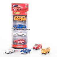 ProudNada Toys ของเล่นเด็กรถเหล็กโมเดลคลาสสิค METAL DIECAST METAL 4 PCS NO.AH-04A