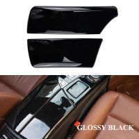 Glossy Black Car Center Armrest Box Panel Cover Trim For 5 Series F10 F18 520 525 523 528Li 2011-2017