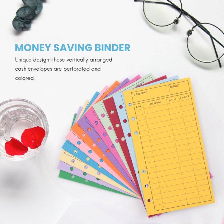 12-budget-envelopes-card-cash-envelope-system-save-money-various-colors-vertical-layout-and-perforation