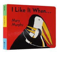 I like it when cardboard book mothers day picture book emotional expression EQ cultivation parent-child enlightenment Book Mary Murphy