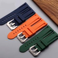 20mm 22mm 24mm 26mm Silicone Watch Band for Panerai Strap Rubber Bracelet Men Women Sport Replacement Watch Band for Omega Band