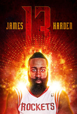 โปสเตอร์ James Harden เจมส์ ฮาร์เดน บาสเกตบอล Brooklyn Nets บรูคลิน เน็ตส์ Basketball Poster ตกแต่งผนัง ของแต่งบ้าน ของแต่งห้อง โปสเตอร์ติดผนัง 77poster