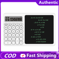 BOSTO เครื่องคำนวณ10หลักพร้อมหน้าจอ LCD ฟังก์ชั่นเขียนได้,เครื่องคิดเลขสำนักงานหน้าจอพร้อมเครื่องคิดเลขพื้นฐานแผ่นจดบันทึกเขียนด้วยลายมือสำหรับสำนักงานโรงเรียนบ้านธุรกิจ