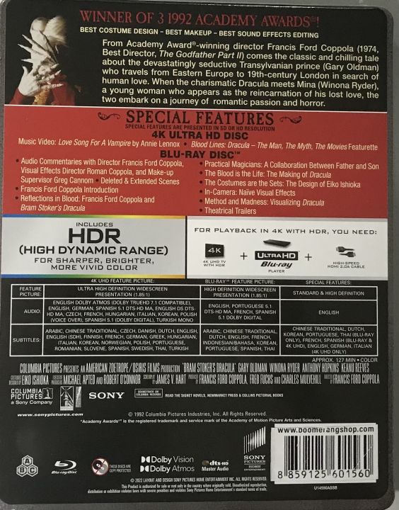 bram-stokers-dracula-30th-anniversary-แดร็กคิวล่า-4k-blu-ray-steelbook-4k-bd-มีซับไทย-boomerang