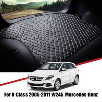 เสื่อท้ายรถหนังสำหรับ Mercedes Benz B Class W245 2006 2007-2011กันน้ำถาดที่วางบนชั้นอุปกรณ์เสริมไลเนอร์กระบะ