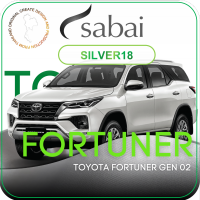 SABAI ผ้าคลุมรถยนต์ TOYOTA FORTUNER 2018 Gen 2 เนื้อผ้า SILVER18 ซิลเวอร์โค้ท คลุมง่าย เบา สบาย #ผ้าคลุมสบาย ผ้าคลุมรถ sabai cover ผ้าคลุมรถกะบะ ผ้าคลุมรถกระบะ