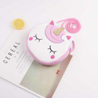 Travel Belt Phone Crossbody Women Gift Fur Square Unicorn Bag Cartoon