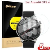 9H Tempered Glass For Amazfit GTR 4 Smartwatch Screen Protector Anti-scratch Film For Huami Amazfit GTR4 HD Protective Glass Wires  Leads Adapters