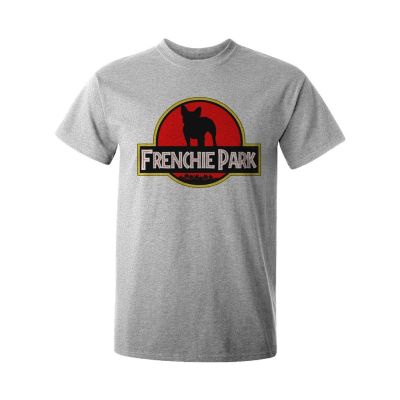 การออกแบบเดิมเสื้อยืดลาย Frenchie Park สำหรับคนรักสุนัขพันธุ์เฟรนช์ บู็อกS-5XL