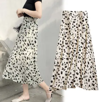 High Waist Floral Maxi Skirt - Best Price In Singapore - Aug 2023 |  Lazada.Sg