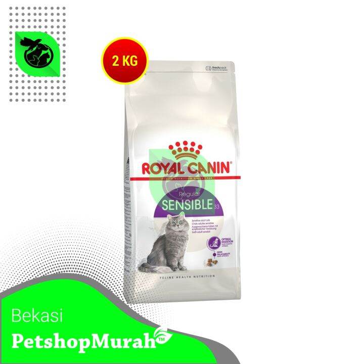 Makanan Kucing Royal Canin Sensible 33 2 Kg Cat Food Fresh Pack 2kg