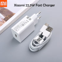 สำหรับ Xiaomi 22.5W ที่ชาร์จความเร็วสูง QC 3.0ปลั๊ักแปลงไฟสำหรับใช้ในยุโรป100ซม.ประเภท C สาย USB สำหรับ Mi 9 9T CC9 Pro 6 8 9 Se Redmi Note 8T 9 S 9 Pro