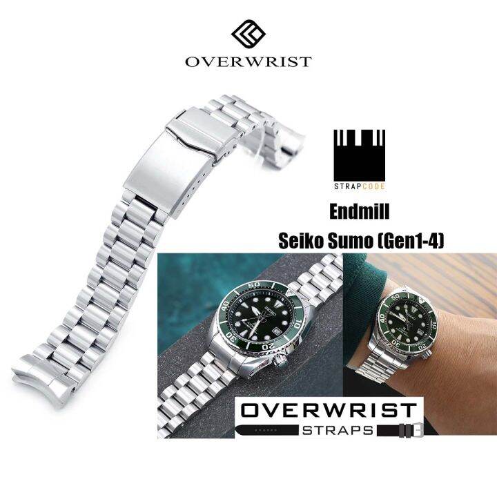 สายนาฬิกา รุ่น Strapcode Endmill for Seiko Sumo Lazada.co.th