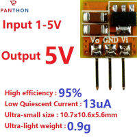 PANTHON 0.7-5V ถึง3V 3.3V 5V ตัวแปลง DC บูท DC แรงดันไฟฟ้า350KHZ ประสิทธิภาพสูงโมดูลสเต็ตัวแปลงขึ้นของตกแต่งงานปาร์ตี้อิเล็กทรอนิกส์พร้อมขา