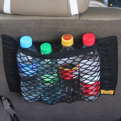 trunk Cargo net magic Stickers Suitcase mesh oganizer bag for Skoda Octavia Fabia Rapid Superb Yeti Roomster