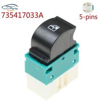 New 735417033A 735417034 5-pins Power Window Switch Button For Fiat Idea Doblo Lancia High Quality