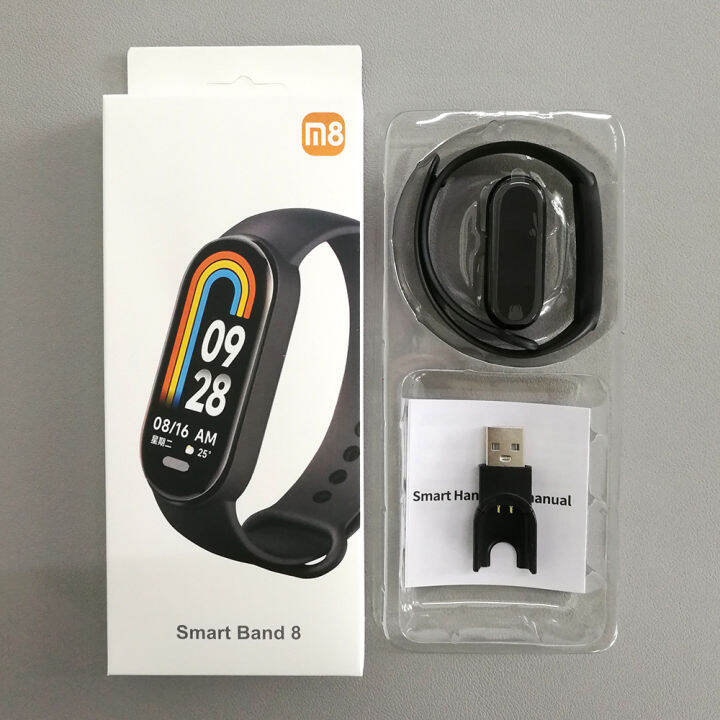 gratis-ongkir-ปลาค็อด-m8สายรัดข้อมืออัจฉริยะเพื่อตรวจวัดปริมาณออกซิเจนในเลือดบลูทูธลิงก์สำหรับผู้ชายและกีฬาสำหรับผู้หญิงนับก้าวนาฬิกาอัจฉริยะสำหรับ-ios-แอนดรอยด์