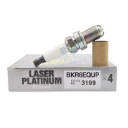 HOT W 4pcs BKR6EQUP 3199 Platinum Spark Plug For BMW E34 E36 E38 E39 E46