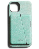 Bellroy Mod Case + Wallet – (Leather Phone Case, Slim Card Holder) - Lagoon