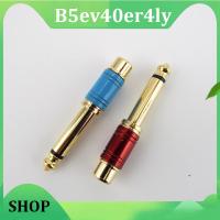 B5ev40er4ly Shop Gold Plated 6.5mm Jack Male Mono Plug to RCA Female Converter Audio Adapter Connector 6.35mm Socket 1/4" Sound Mixer