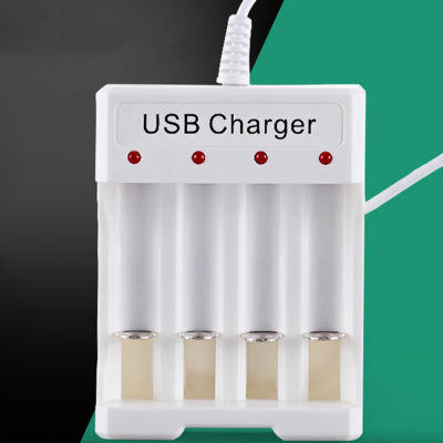 เครื่องชาร์จแบตเตอรี่ Usb 1.2V 250ma ดับเบิลเอทริปเปิลเอกล่องที่ชาร์ตแบบเตอรี่แบบชาร์จใหม่ได้ Ni-MH ที่ชาร์จแบบอิสระ4ช่อง