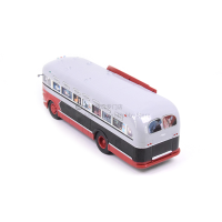 Diecast 143 Scale โซเวียตรถบัส ZIS-155จำลองรถสะสมตกแต่งของขวัญโลหะ Toy