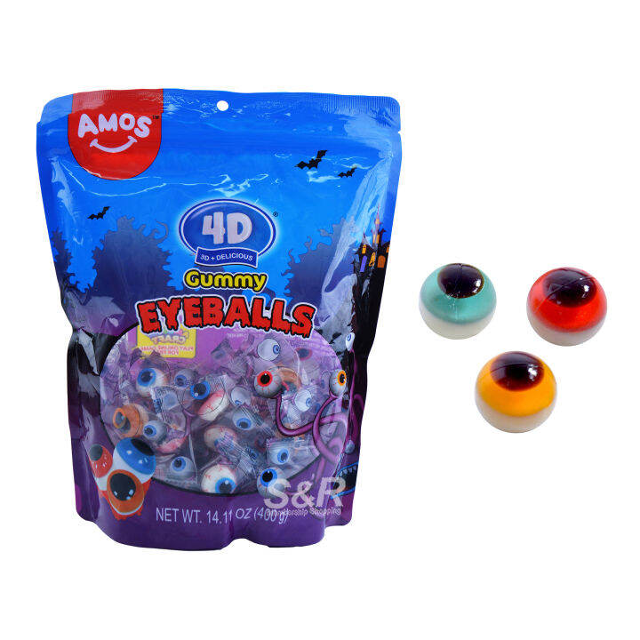 Amos 4D Gummy Eyeballs 400g Lazada PH