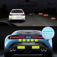 High Visibility Warning Mark Reflective Tape Car Wheel Rim Shape Safety Reflector Strip Self Adhesive Bike Car Sticker