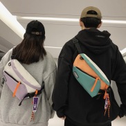 4 Colors Nylon Korean Fashion Ulzzang Ins Japanese Men Waist Pouch Bag