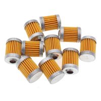 10pcs/Pack Fuel Filter Element For Reusable Washable Petrol Gas Chopper Motorcycle Bike ATV Quad Go Kart Buggy Snowmobile