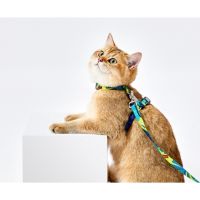 PETKIT CAT Harness &amp; Leash สายจูงสัตว์เลี้ยง ผ้าโพลีเอสเตอร์ แข็งแรงไม่บาด