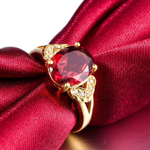 แหวนทองแท้-แหวนทองสำหรับผู้หญิง-ชุดแหวนพลอยนิลสำหรับผู้หญิง-เปิดของขวัญปรับได้-mzgi