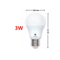 ST003 (ซื้อ1ฟรี1)หลอดไฟ LED Bulb 3W 5W 7W 9W 12W 15W 18Wขั้วเกลียว E27 แสงสีขาว Daylight ไฟบ้าน AC 220V หลอดไฟแอลอีดี