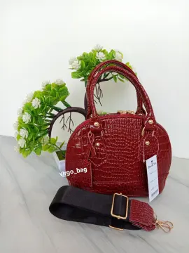 Tas Wanita Tas Selempang Tas Batamimport Tas Lv Alma Mini Double Strap