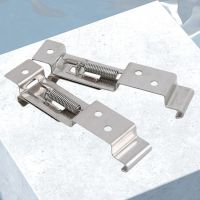 2Pcs Truck Trailer Number Plate Clips License Plate Brackets Stainless Steel Car License Plate Frame Holder for Trailer Caravan