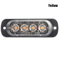 rencuiyun 4LED Car Warning Light Grill breakdown ไฟฉุกเฉิน LED ไฟด้านข้างยาว