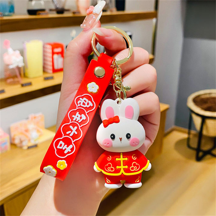 tang-style-couple-small-gift-new-year-little-rabbit-cartoon-lucky-year-of-the-rabbit-keychain