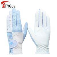 TTYGJ Golf S S ผ้าใยกันลื่นสำหรับผู้หญิงมือซ้ายและขวาดูดซับเหงื่อและระบายอากาศได้1คู่