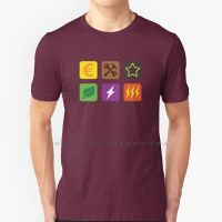 Terraforming Icons T Shirt Cotton 6Xl Catan Carcassonne Play Boardgame Jogo Terraforming Geek Gloomhaven