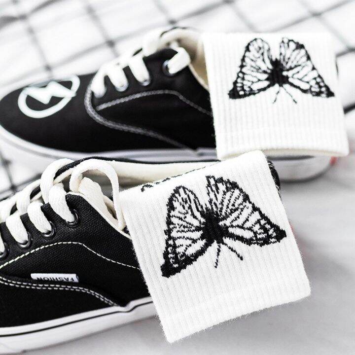 2021-trend-butterfly-socks-white-women-streetwear-harajuku-women-crew-cotton-socks-size-36-42-japanese-hip-hop-skateboard-socks