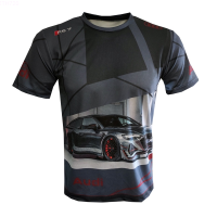 2023 Summer Audi A3, A4, A6, S6, A7, S4, S5, S7, RS7, A8, S8, Q3 TT R8 sports car racing T-shirt fashion versatile t-shirt