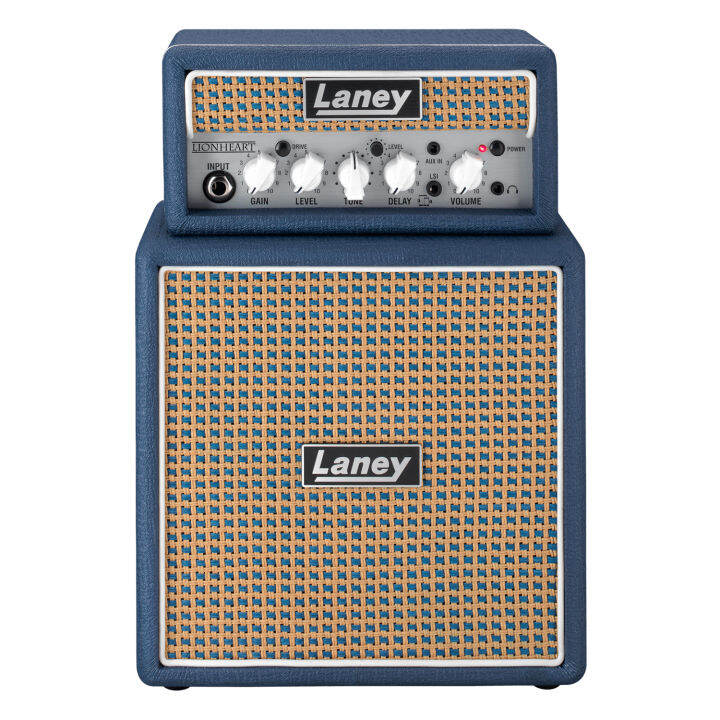 laney-mini-stack-b-lion-แอมป์กีตาร์-mini-stack-6-วัตต์-ลำโพง-3-นิ้ว-4-ตัว-มีเอฟเฟค-delay-ในตัว