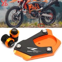 อุปกรณ์เสริมรถจักรยานยนต์สำหรับ KTM 690 SMC R 690 ENDURO R 2021ขาตั้งด้านข้าง2020ขาตั้งขยายฐานล้อและฝาครอบวาล์วยาง