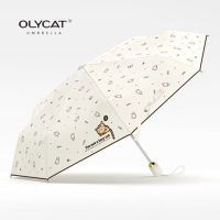 OLYCAT Genuine Brand Folding Umbrella Rain Women Automatic Quality Waterproof Windproof Anti UV Paraguas Girls Guarda Chuva Fem