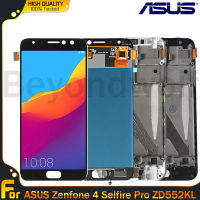 Beyondwolf หน้าจอ LCD ดั้งเดิมสำหรับ ASUS Zenfone 4 Selfire Pro ZD552KL ดิจิทัลหน้าจอสัมผัสแทนการประกอบสำหรับ ASUS Zenfone 4 Selfire Pro หน้าจอแสดงผล ZD552KL พร้อมดิจิไทเซอร์สัมผัสขอบจอสำหรับ Asus ZD552KL LCD