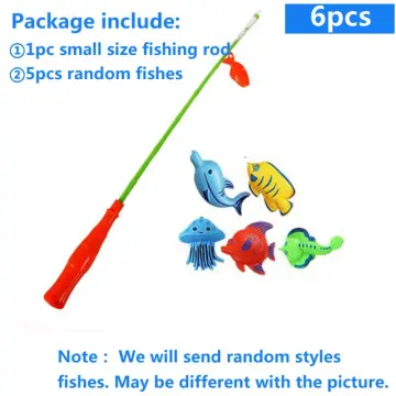 Children Boy girl fishing toy set suit magnetic play water baby